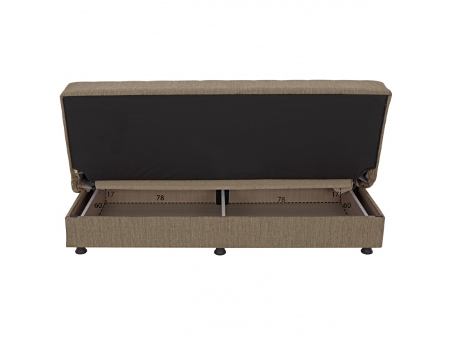 ΚΑΝΑΠΕΣ ΚΡΕΒΑΤΙ ANDRI ΤΡΙΘΕΣΙΟΣ ΚΑΦΕ HM3239.02 - 5