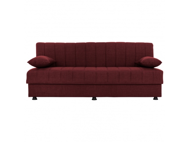 ΚΑΝΑΠΕΣ ΚΡΕΒΑΤΙ ANDRI ΤΡΙΘΕΣΙΟΣ ΚΟΚΚΙΝΟΣ HM3239.06 - 4