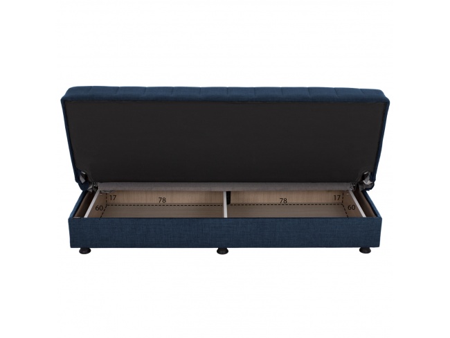 ΚΑΝΑΠΕΣ ΚΡΕΒΑΤΙ ANDRI ΤΡΙΘΕΣΙΟΣ ΜΠΛΕ HM3239.07 - 5