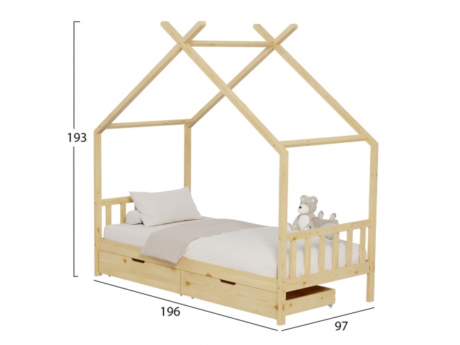 ΚΡΕΒΑΤΙ ΠΑΙΔΙΚΟ KLARICE HM680.01 - 2