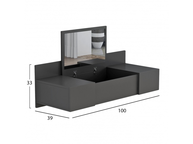 ΚΡΕΜΑΣΤΗ ΤΟΥΑΛΕΤΑ ΜΕ ΚΑΘΡΕΠΤΗ LINDE HM8960.12 - 2