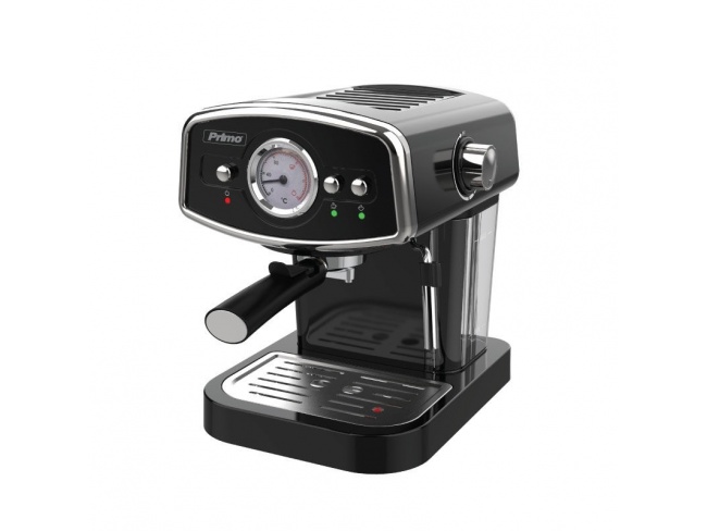 Μηχανή Καφέ Espresso PREM-40311 Primo Eco 19Bar Με αναλογικό καντράν θερμοκρασίας Μαύρη-Chrome - 1
