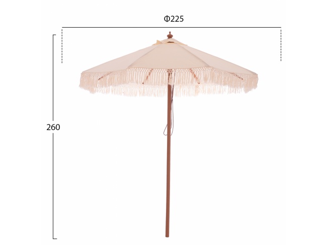 ΟΜΠΡΕΛΑ ΕΠΑΓΓΕΛΜΑΤΙΚΗ XANDRA 260xΦ225 εκ. HM5777.01 - 2