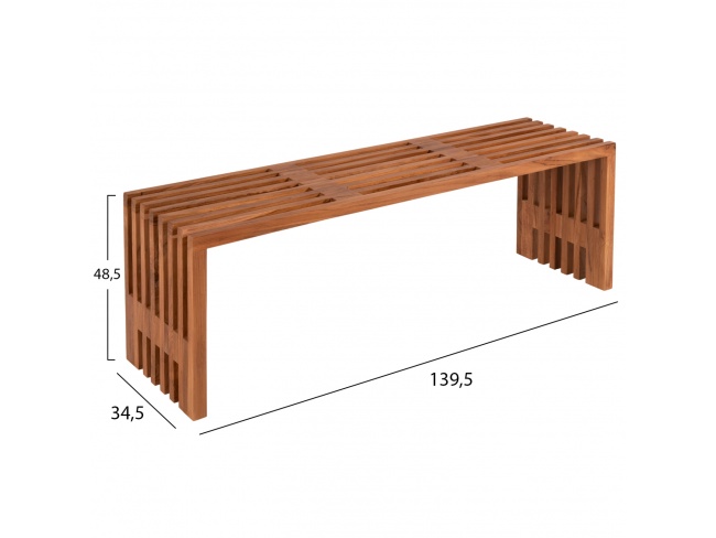 ΠΑΓΚΑΚΙ NYA ΜΑΣΙΦ ΞΥΛΟ TEAK  HM9829 - 2