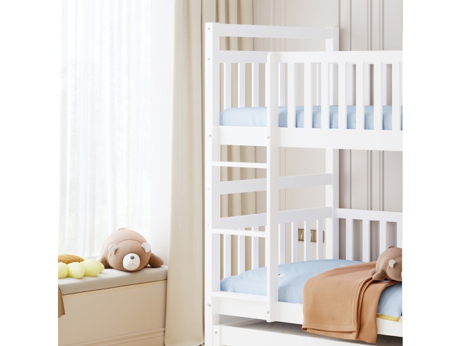 ΠΑΙΔΙΚΗ ΚΟΥΚΕΤΑ ΜΕ 3 ΚΡΕΒΑΤΙΑ & 2 ΣΥΡΤΑΡΙΑ TRIPLON HM709.03 - 4