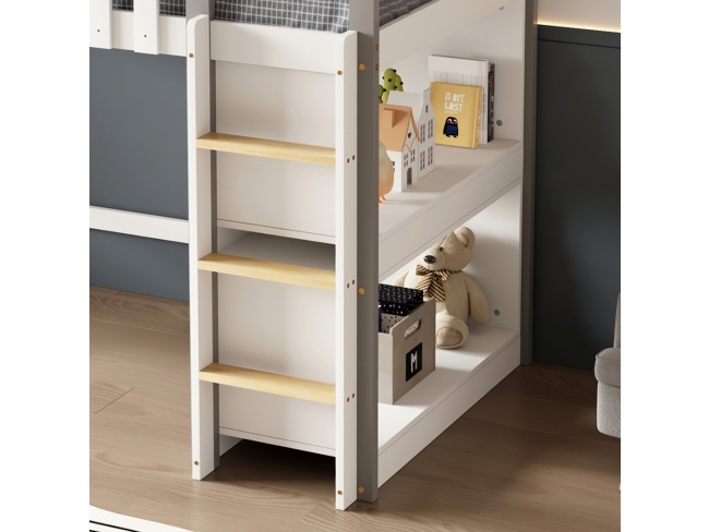 ΠΑΙΔΙΚΟ ΚΡΕΒΑΤΙ ΜΕ ΠΛΑΙΝΑ ΡΑΦΙΑ HOMI HM712 - 4