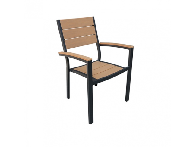 ΣΕΤ ΤΡΑΠΕΖΑΡΙΑ ΚΗΠΟΥ ΑΛΟΥΜΙΝΙΟΥ-POLYWOOD RENATA 5371 G + MADISON 5377 G - 2