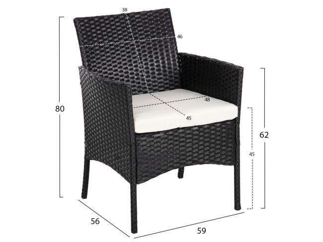 ΣΕΤ ΣΑΛΟΝΙ 4ΤΜΧ STASIA HM6089.04 - 2