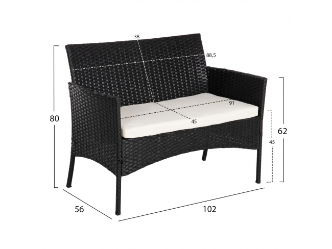 ΣΕΤ ΣΑΛΟΝΙ 4ΤΜΧ STASIA HM6089.04 - 3