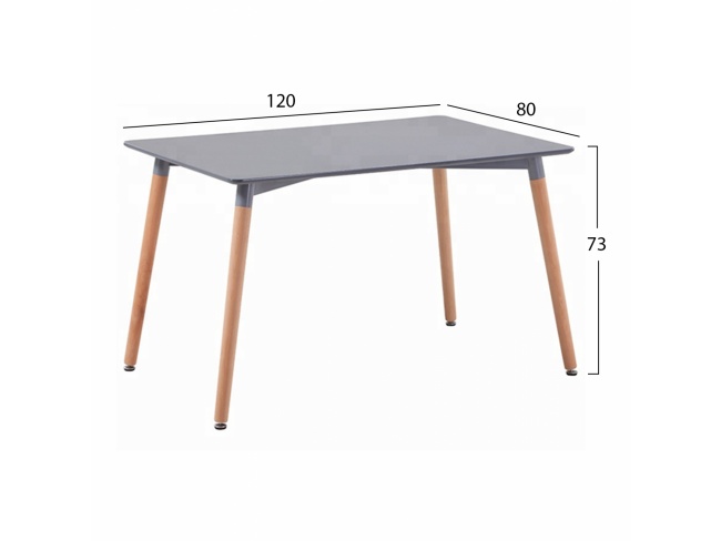 ΣΕΤ ΤΡΑΠΕΖΑΡΙΑΣ 5 ΤΜΧ ΤΡΑΠΕΖΙ MINIMAL ΜΕ ΚΑΡΕΚΛΕΣ VANESSA  HM11327.10 - 2