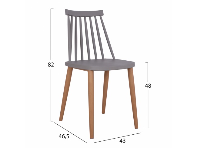 ΣΕΤ ΤΡΑΠΕΖΑΡΙΑΣ 5 ΤΜΧ ΤΡΑΠΕΖΙ MINIMAL ΜΕ ΚΑΡΕΚΛΕΣ VANESSA  HM11327.10 - 3