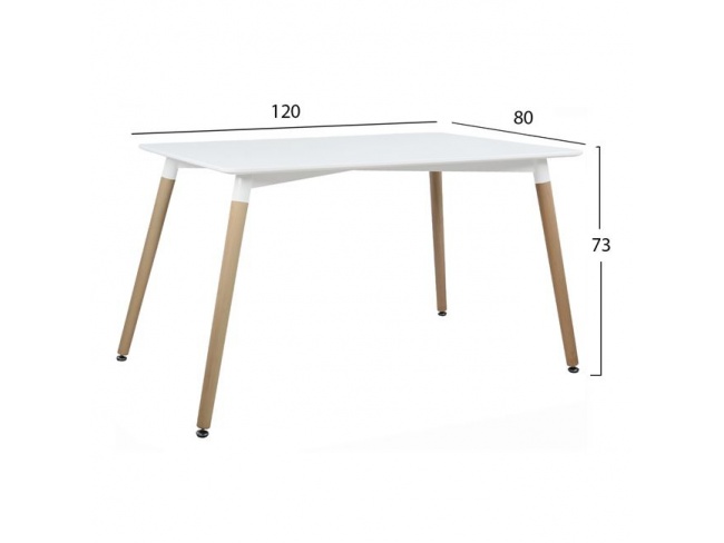 ΣΕΤ ΤΡΑΠΕΖΑΡΙΑΣ 5ΤΜΧ ΜΕ ΤΡΑΠΕΖΙ ΚΑΙ 4 ΚΑΡΕΚΛΕΣ HM10193.01 - 2