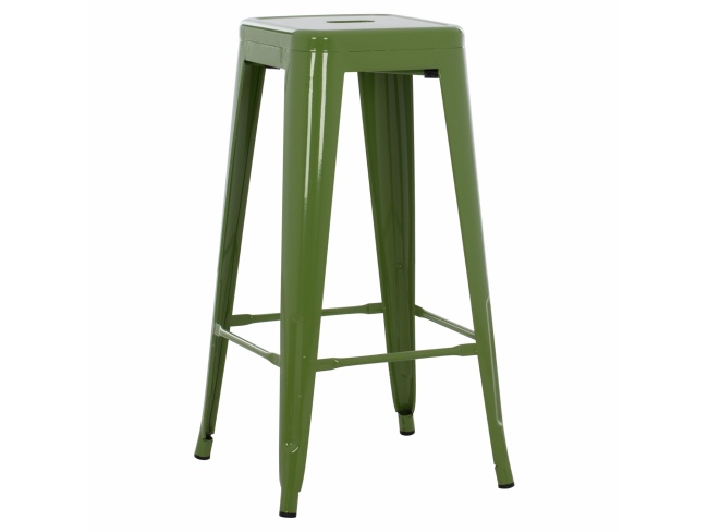 ΣΚΑΜΠΟ BAR ΜΕΤΑΛΛΙΚΟ MELITA ΣΕ ΛΑΧΑΝΙ HM8642.13 43x43x78 εκ. - 1