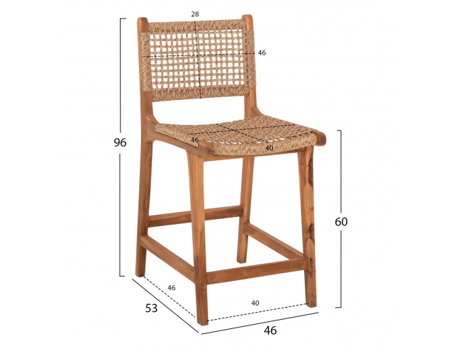 ΣΚΑΜΠΟ ΜΠΑΡ ΜΕ ΠΛΑΤΗ BORIS HM9381.11 - 2