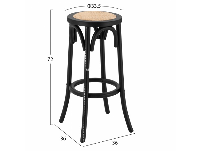 ΣΚΑΜΠΟ ΞΥΛΙΝΟ FAYE HM8751.02 - 2