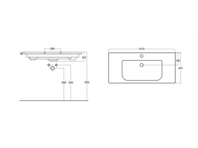 ΣΕΤ ΜΠΑΝΙΟΥ INSTINCΤ 100 WHITE BL - 3