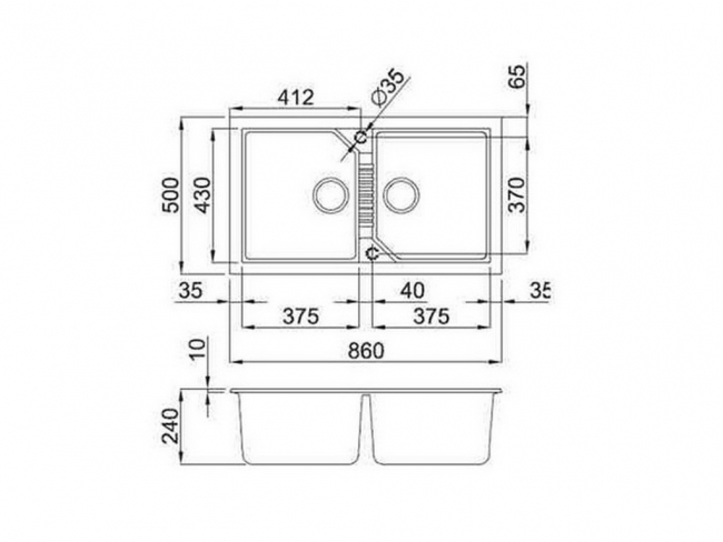 ΝΕΡΟΧΥΤΗΣ ELLECI  TEKNO 450 KARAG + (Βαλβίδες-σιφόνια) - 2
