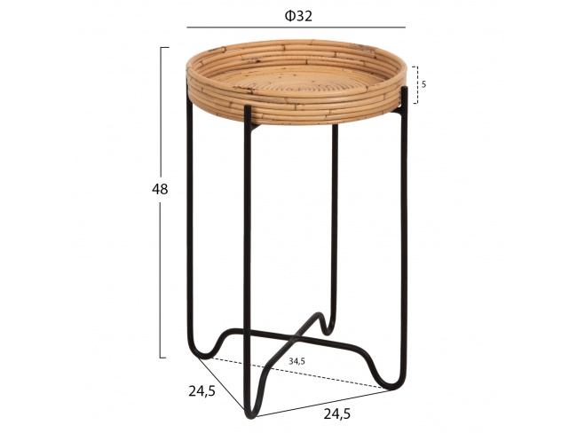 ΤΡΑΠΕΖΑΚΙ ΒΟΗΘΗΤΙΚΟ FLY HM7905 - 2