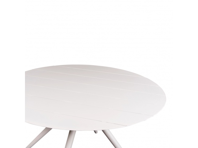 ΤΡΑΠΕΖΙ ΑΛΟΥΜΙΝΙΟΥ ΣΤΡΟΓΓΥΛΟ HIGER HM6290.01 - 4