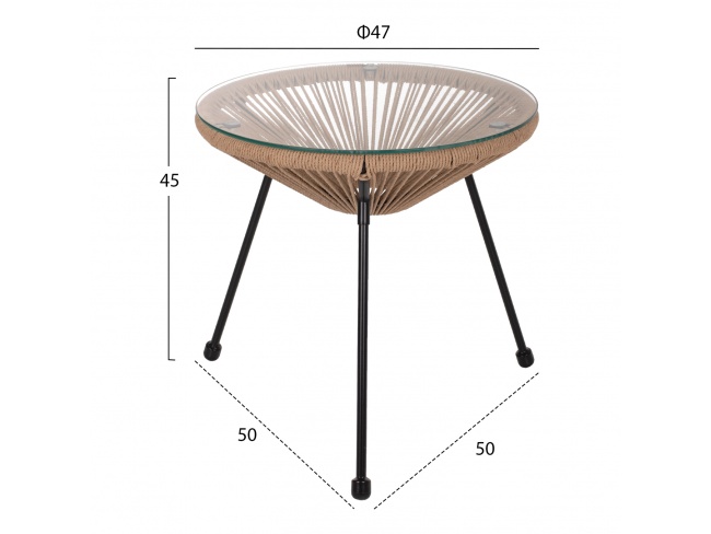 ΤΡΑΠΕΖΙ ΒΟΗΘΗΤΙΚΟ ALLEGRA HM5873.01 - 2