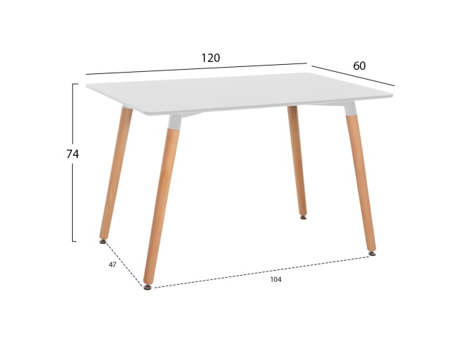 ΤΡΑΠΕΖΙ ΚΟΥΖΙΝΑΣ MINIMAL HM8581.01 - 2