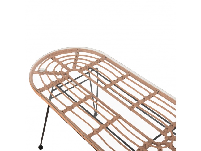 ΤΡΑΠΕΖΙ ΜΕΣΗΣ ΜΕΤΑΛΛΙΚΟ ALLEGRA HM5695.11 - 4