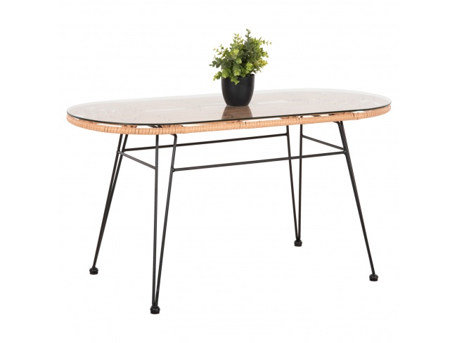 ΤΡΑΠΕΖΙ ΜΕΣΗΣ ΜΕΤΑΛΛΙΚΟ ALLEGRA HM5695.11