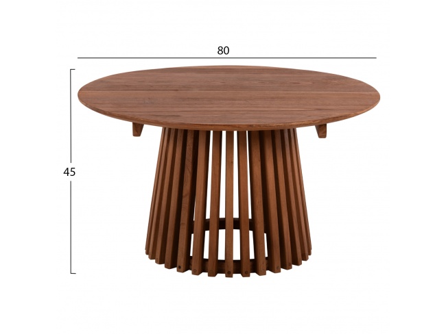 ΤΡΑΠΕΖΙ ΣΑΛΟΝΙΟΥ ΣΤΡΟΓΓΥΛΟ FRANTZ HM9387.11 - 2