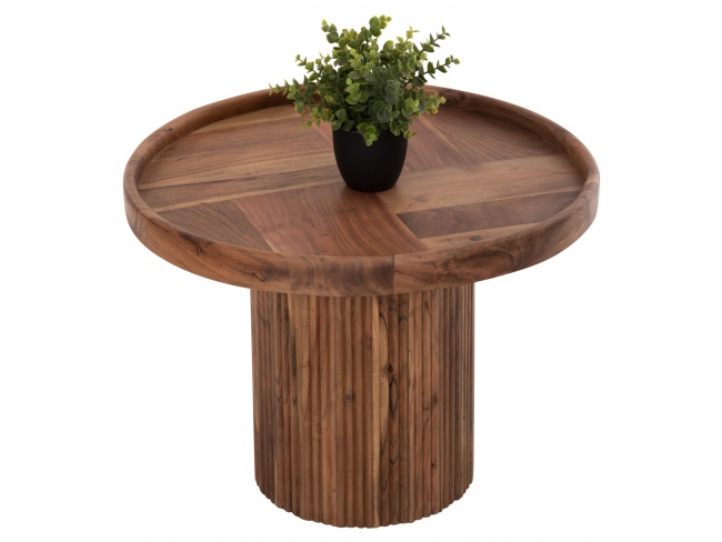 ΤΡΑΠΕΖΙ ΣΑΛΟΝΙΟΥ ΣΤΡΟΓΓΥΛΟ RAJJEH HM9693