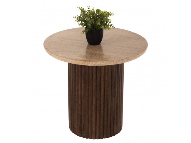 ΤΡΑΠΕΖΙ ΣΑΛΟΝΙΟΥ ΣΤΡΟΓΓΥΛΟ GLADYS HM9714