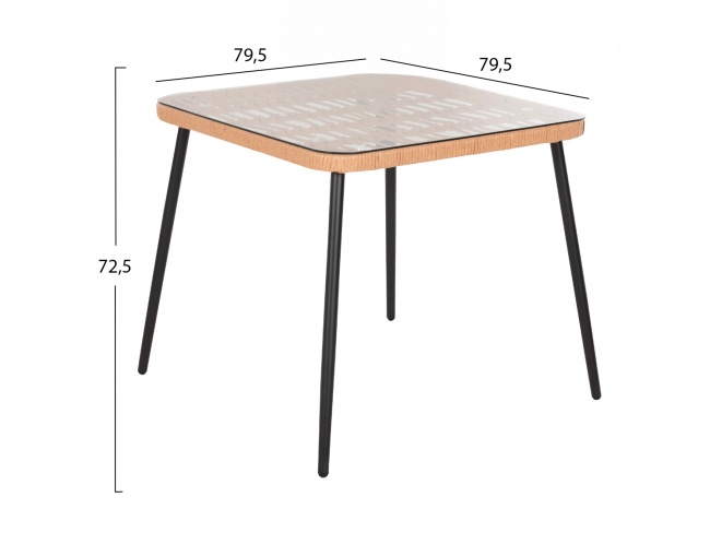 ΤΡΑΠΕΖΙ ΜΕΤΑΛΛΙΚΟ ALLEGRA HM5536.11 - 2