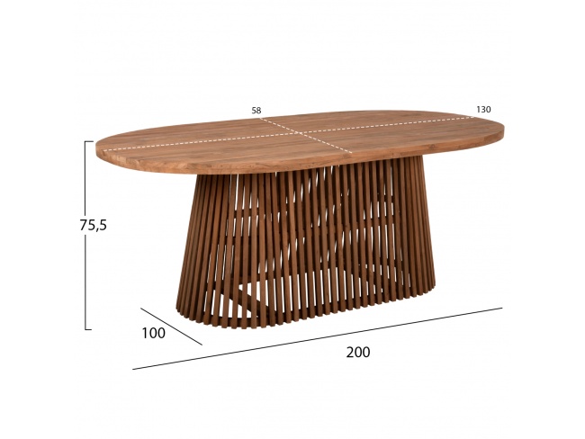 ΤΡΑΠΕΖΙ ΤΡΑΠΕΖΑΡΙΑΣ REMIK HM9835 - 2