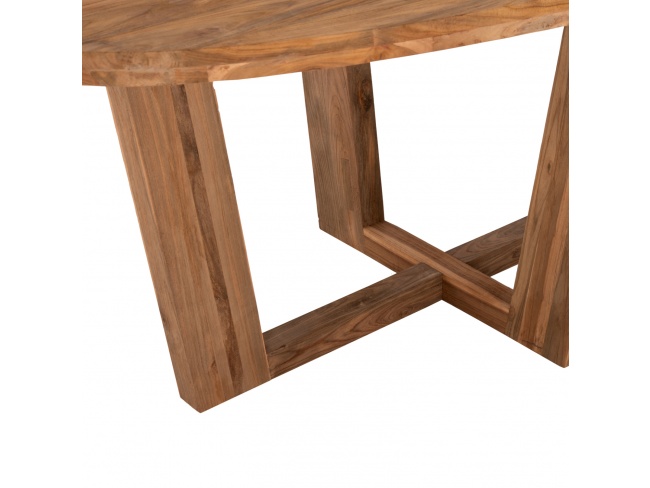 ΤΡΑΠΕΖΙ ΤΡΑΠΕΖΑΡΙΑΣ CARIB ΟΒΑΛ HM9558 - 6