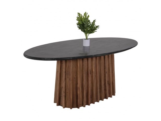 ΤΡΑΠΕΖΙ ΤΡΑΠΕΖΑΡΙΑΣ ΟΒΑΛ DRAXX HM9689