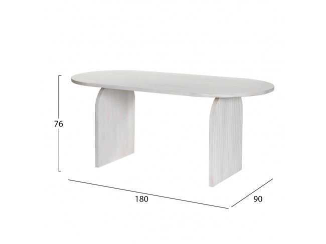 ΤΡΑΠΕΖΙ ΤΡΑΠΕΖΑΡΙΑΣ ΟΒΑΛ ΗΟΝΚΥ HM9690 - 2